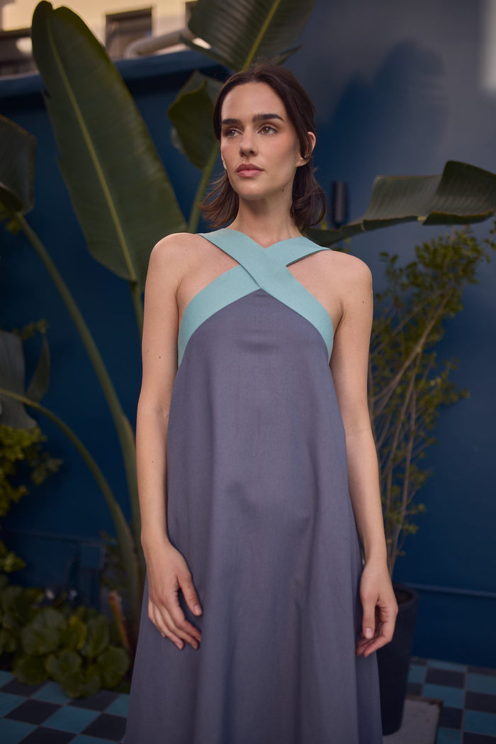Vestido Bruma Gris