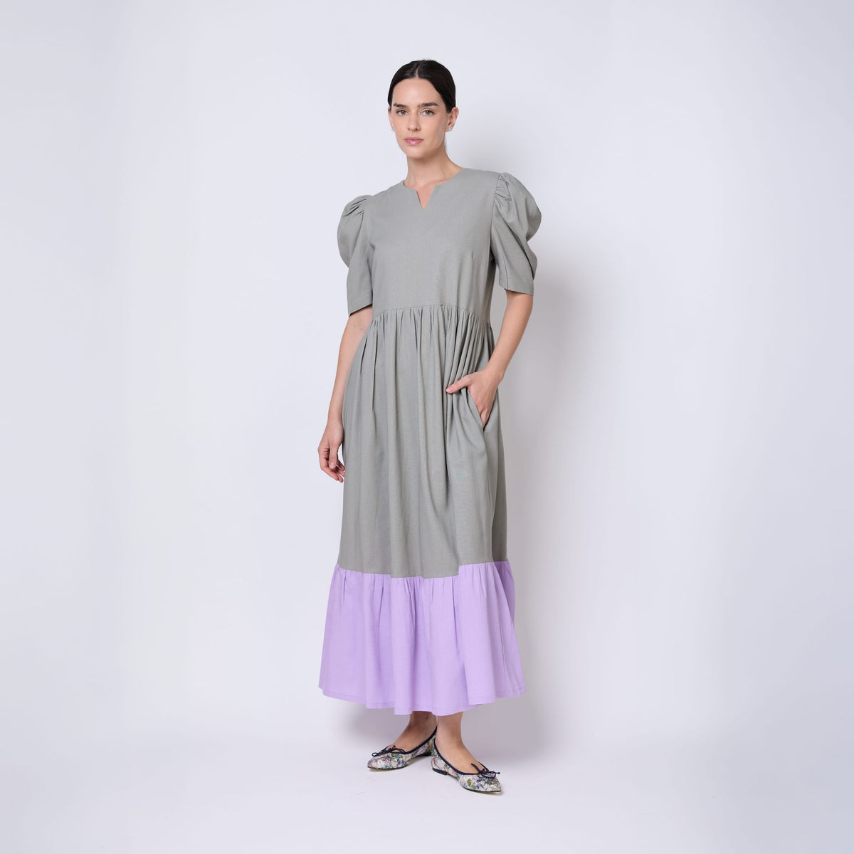 Vestido Senda Gris