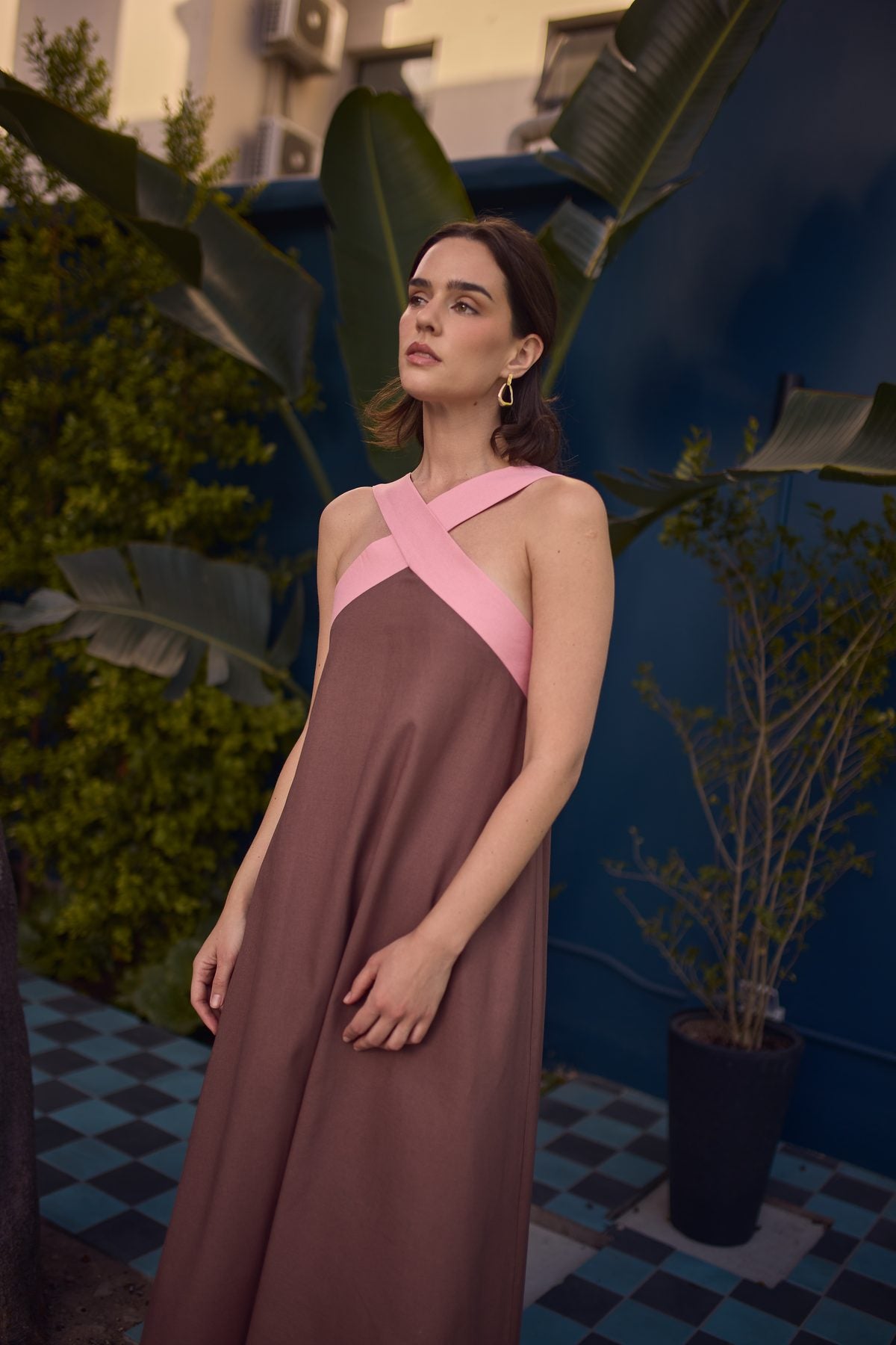Vestido Bruma Chocolate