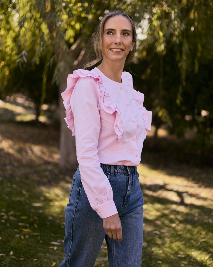 Blusa Orla Rosada