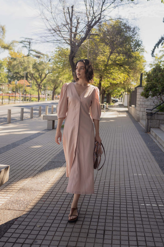 Vestido Río Rosado