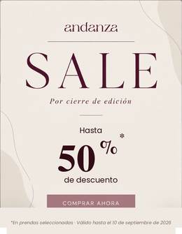 Andanza — Sale, por cierre de edición, hasta 50% de descuento